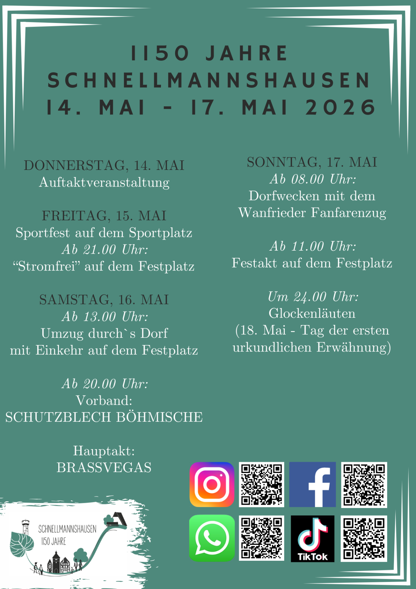 1150 Jahre Schnellmannshausen