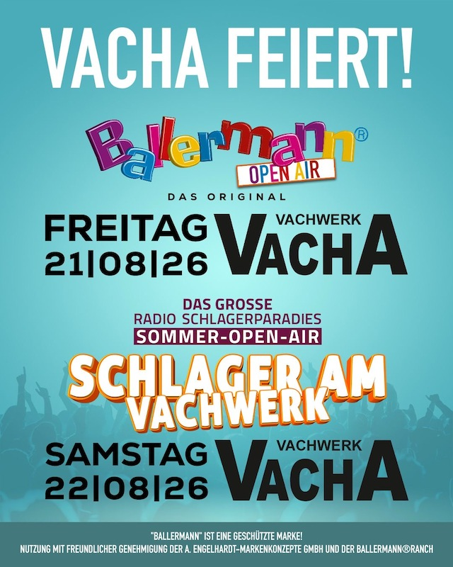 Schlager am Vachwerk