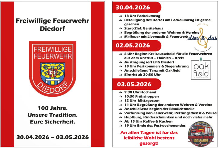 100 Jahre Feuerwehr