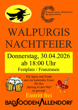 Walpurgisnachtfeier 2026