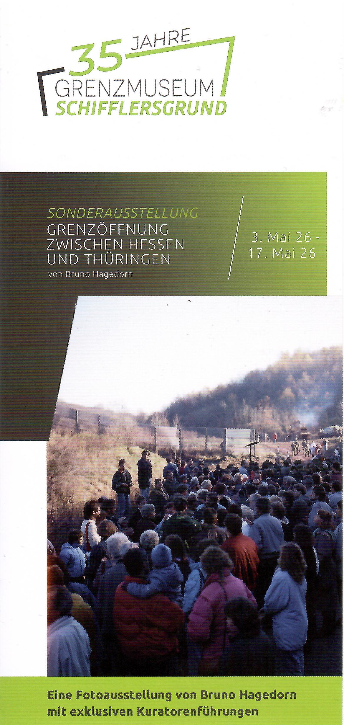 Fotoausstellung: Grenzöffnung zwischen Hessen und Thüringen
