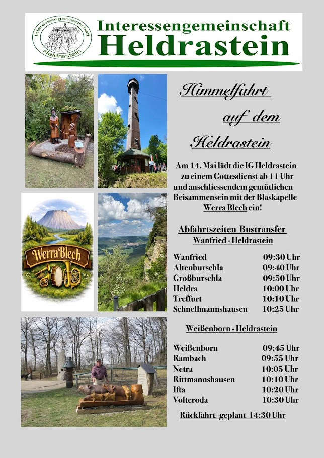 Himmelfahrt auf dem Heldrastein