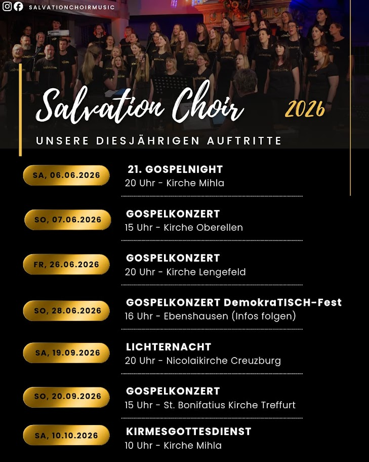 Kirmesgottesdienst mit Salvation Choir